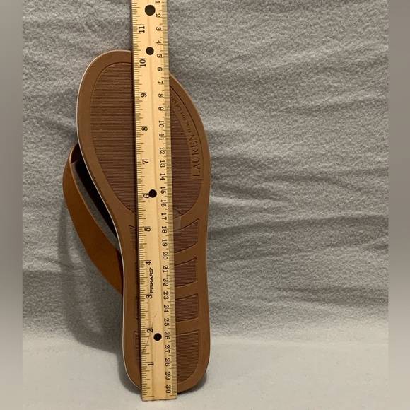 Lauren Ralph Lauren Women's Thong Flip Flops Sandals Brown Size unknown - Picture 6 of 7